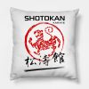 Shotokan Karate Tiger Throw Pillow Official Karate Merch