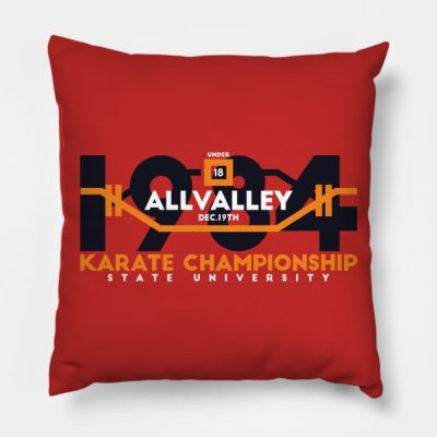 Karate Kid Karate Championship Throw Pillow Official Karate Merch
