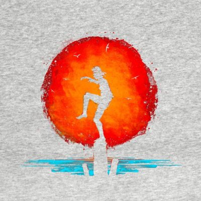 Karate Kid Minimal Tribute Painting T-Shirt Official Karate Merch