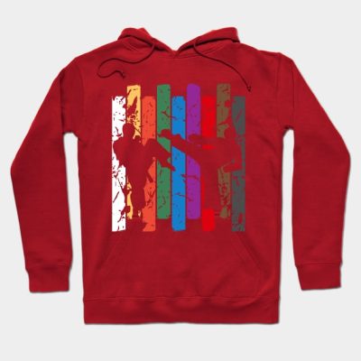 Retro Karate Silhouette Hoodie Official Karate Merch