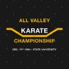 All Valley Karate Championship Aged Look Hoodie Official Karate Merch