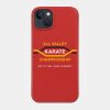 All Valley Karate Championship Aged Look Phone Case Official Karate Merch