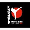 Karate Faster Than Calling 911 Black Belt Tapestry Official Karate Merch