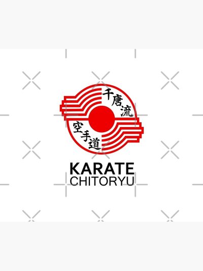Chitoryu Karate Symbol And Kanji Tapestry Official Karate Merch