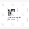 Karate Girl Funny Quote Tapestry Official Karate Merch