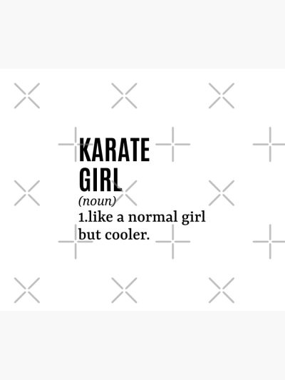 Karate Girl Funny Quote Tapestry Official Karate Merch