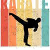Retro Karate, Vintage Karate Tote Bag Official Karate Merch