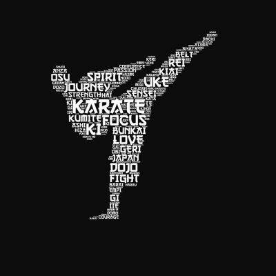Karate Words Tote Bag Official Karate Merch