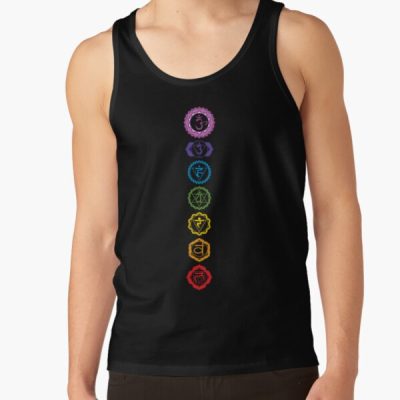 Chakras - The 7 Centers Of Force Tank Top Official Karate Merch
