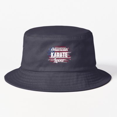 American Karate Lover- Karate Instructor Design For A Karate Lover Bucket Hat Official Karate Merch