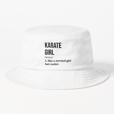 Karate Girl Definition Bucket Hat Official Karate Merch
