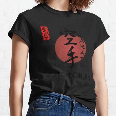 Shotokan Calligraphy Karate Instructor Design - Japanese Martial Art Design For A Karate Lover T-Shirt Official Karate Merch