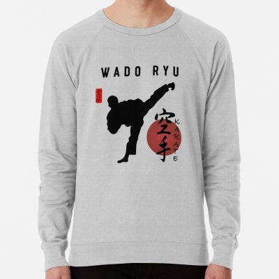 Wado Ryu Calligraphy Karate Instructor Design - Japanese Martial Art Design For A Karate Lover Sweatshirt Official Karate Merch