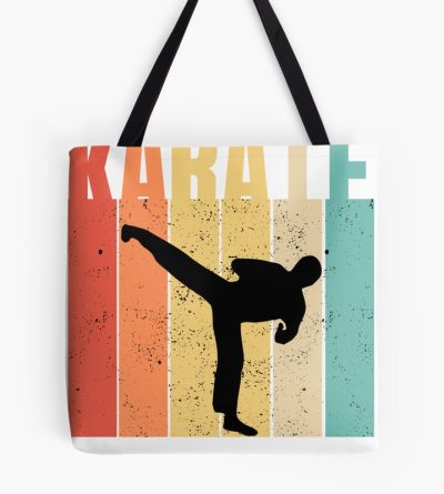 Retro Karate, Vintage Karate Tote Bag Official Karate Merch