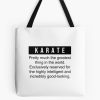 Funny Karate Definition Tote Bag Official Karate Merch