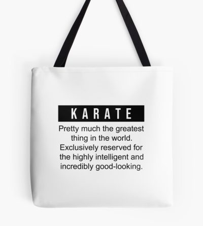 Funny Karate Definition Tote Bag Official Karate Merch