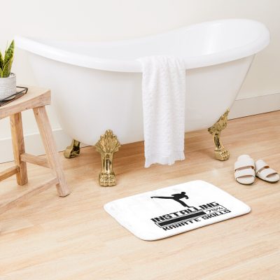 Installing Karate Skills - Karate Skills - Karate Lover Desing Bath Mat Official Karate Merch