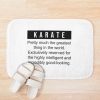 Funny Karate Definition Bath Mat Official Karate Merch