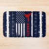 Karate Usa Flag Bath Mat Official Karate Merch