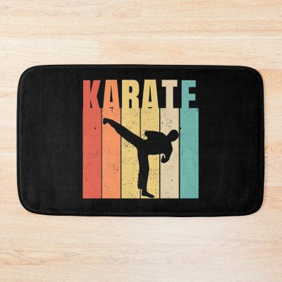 Retro Karate, Vintage Karate Bath Mat Official Karate Merch