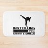 Installing Karate Skills - Karate Skills - Karate Lover Desing Bath Mat Official Karate Merch