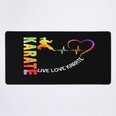 Live Love Karate Mouse Pad Official Karate Merch