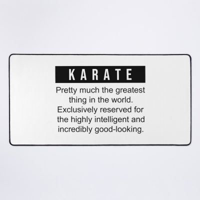 Funny Karate Definition Mouse Pad Official Karate Merch
