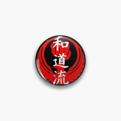 Wado Ryu Karate Emblem Pin Official Karate Merch