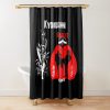 Kyokushin Karate Red Sun Kumite - Karate Art, Martial Arts Design Shower Curtain Official Karate Merch