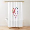 Karate Heart Shower Curtain Official Karate Merch