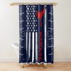 Karate Usa Flag Shower Curtain Official Karate Merch