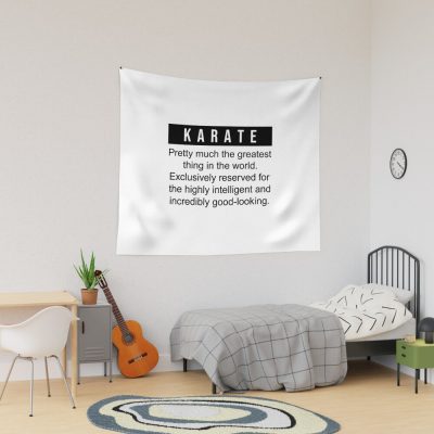 Funny Karate Definition Tapestry Official Karate Merch